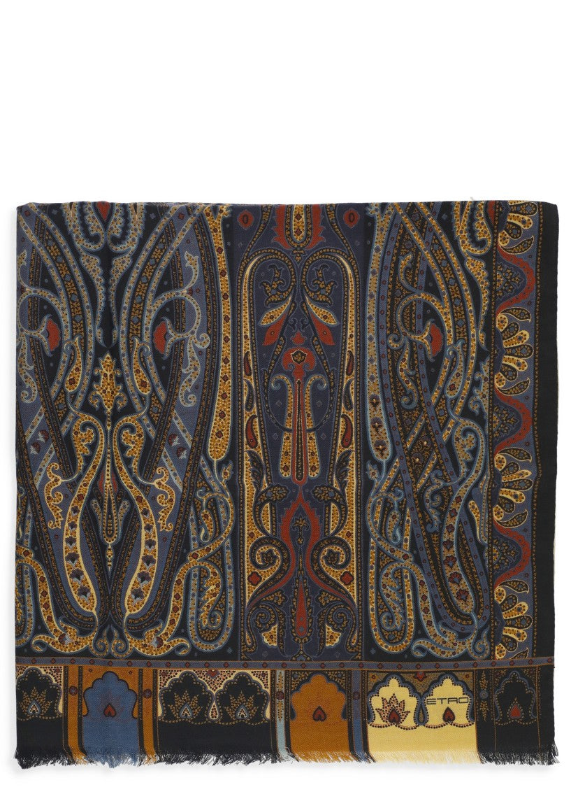 Etro Shawl With Paisley Print