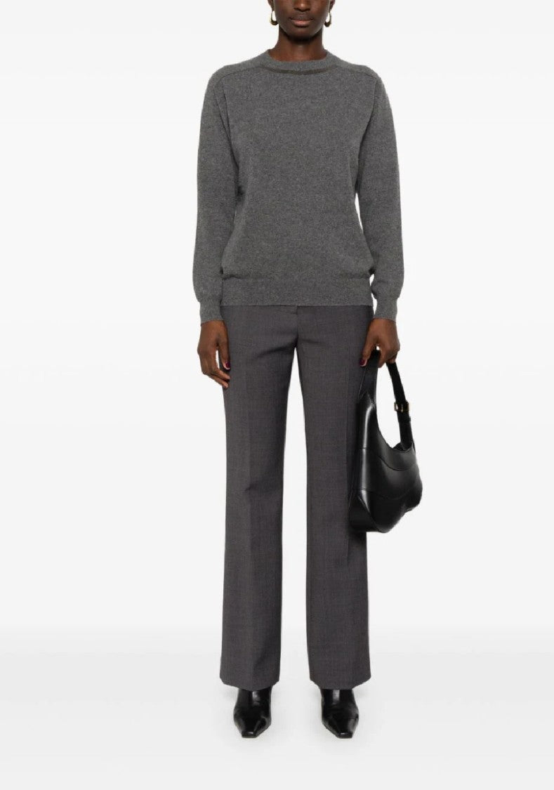 Brunello Cucinelli Round Neck Long Sleeve Knitwear