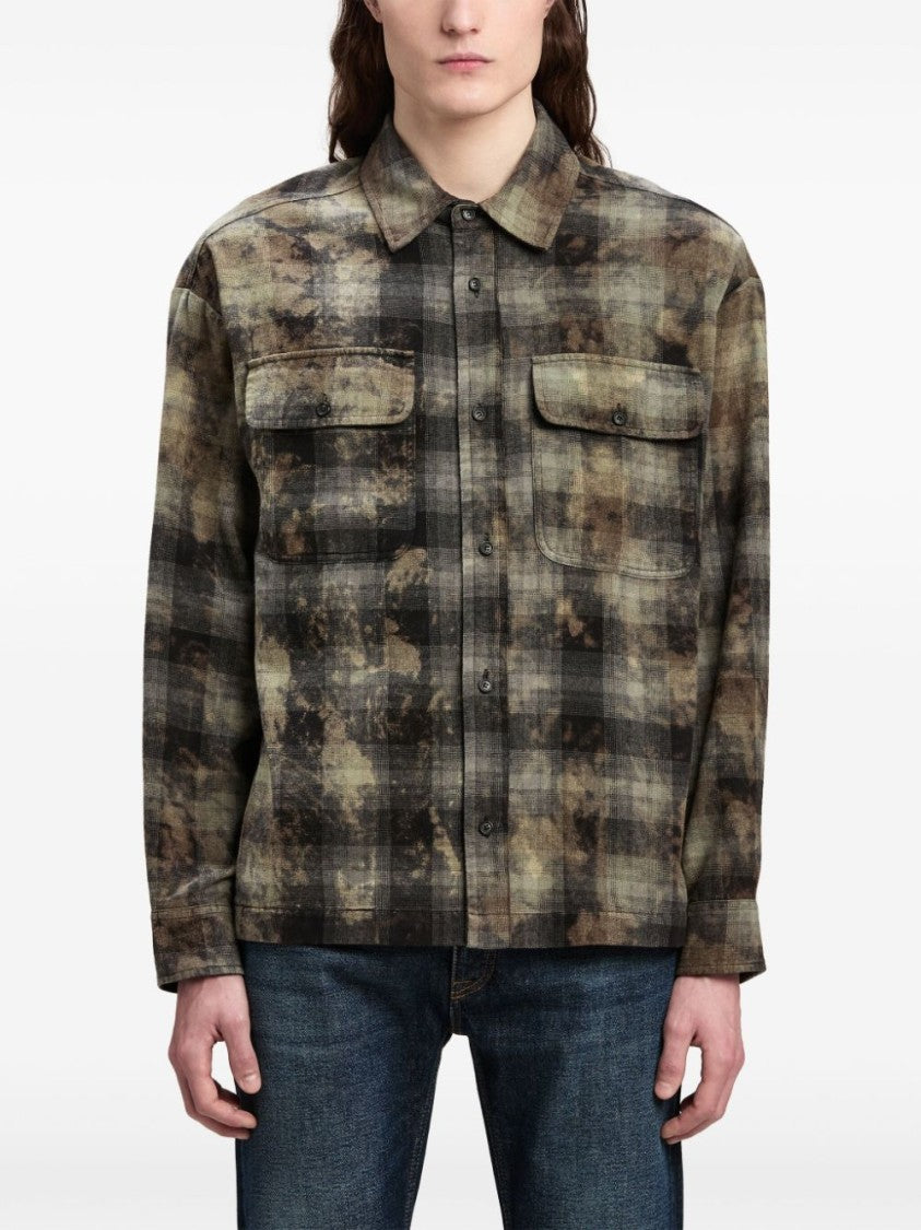 Palm Angels Shirt With Checked Print