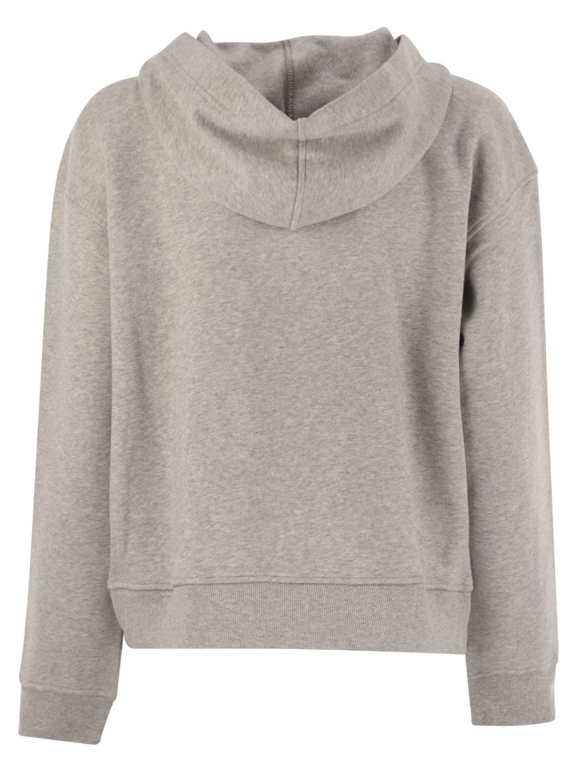 Max Mara Dog - Cotton Zipped Sweatshirt