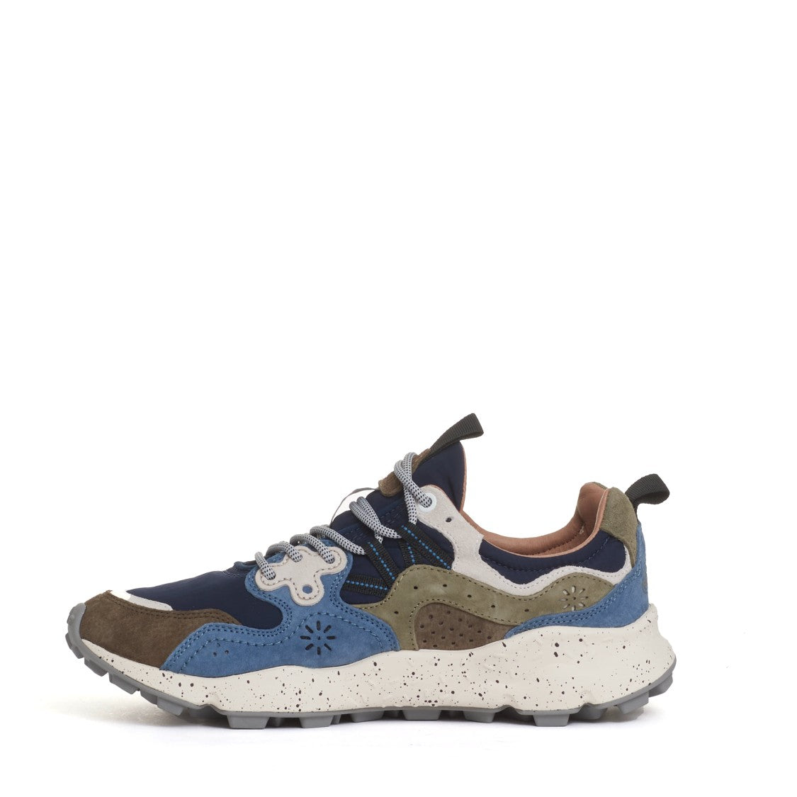 Flower Mountain Multicolored Leather Sneakers