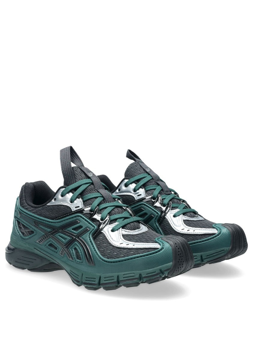 Asics X Kiko Kostadinov Low-Profile Dark Green Sneakers With Textured Sole