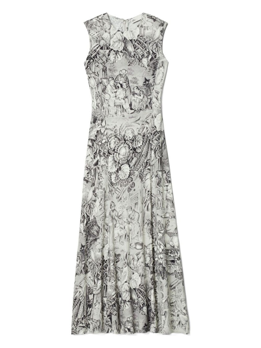 Tory Burch Long Printed Dress