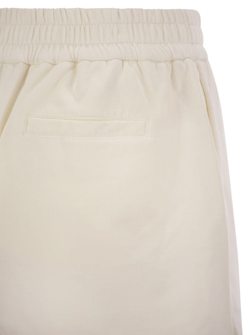 Brunello Cucinelli Relaxed Fit Cotton Shorts