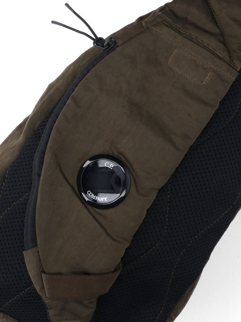 C.P. Company Logo Sling Backpack – Green