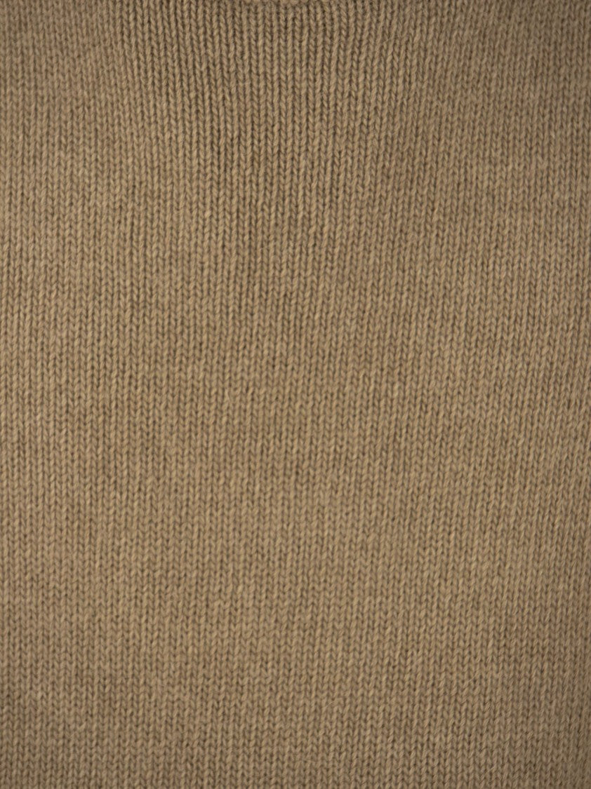 Pt Torino Crew-Neck Pullover In Wool And Angora Blend