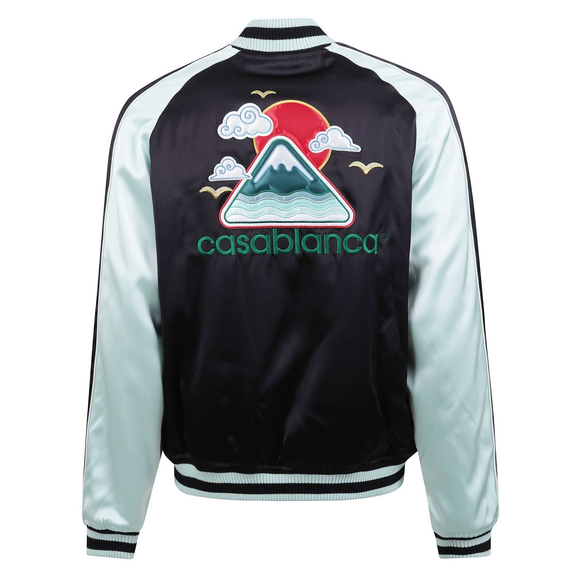 Casablanca Striped Bomber Jacket