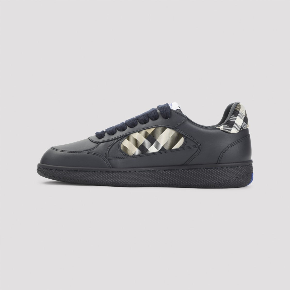 Burberry Terrace Blue Calf Leather Sneakers
