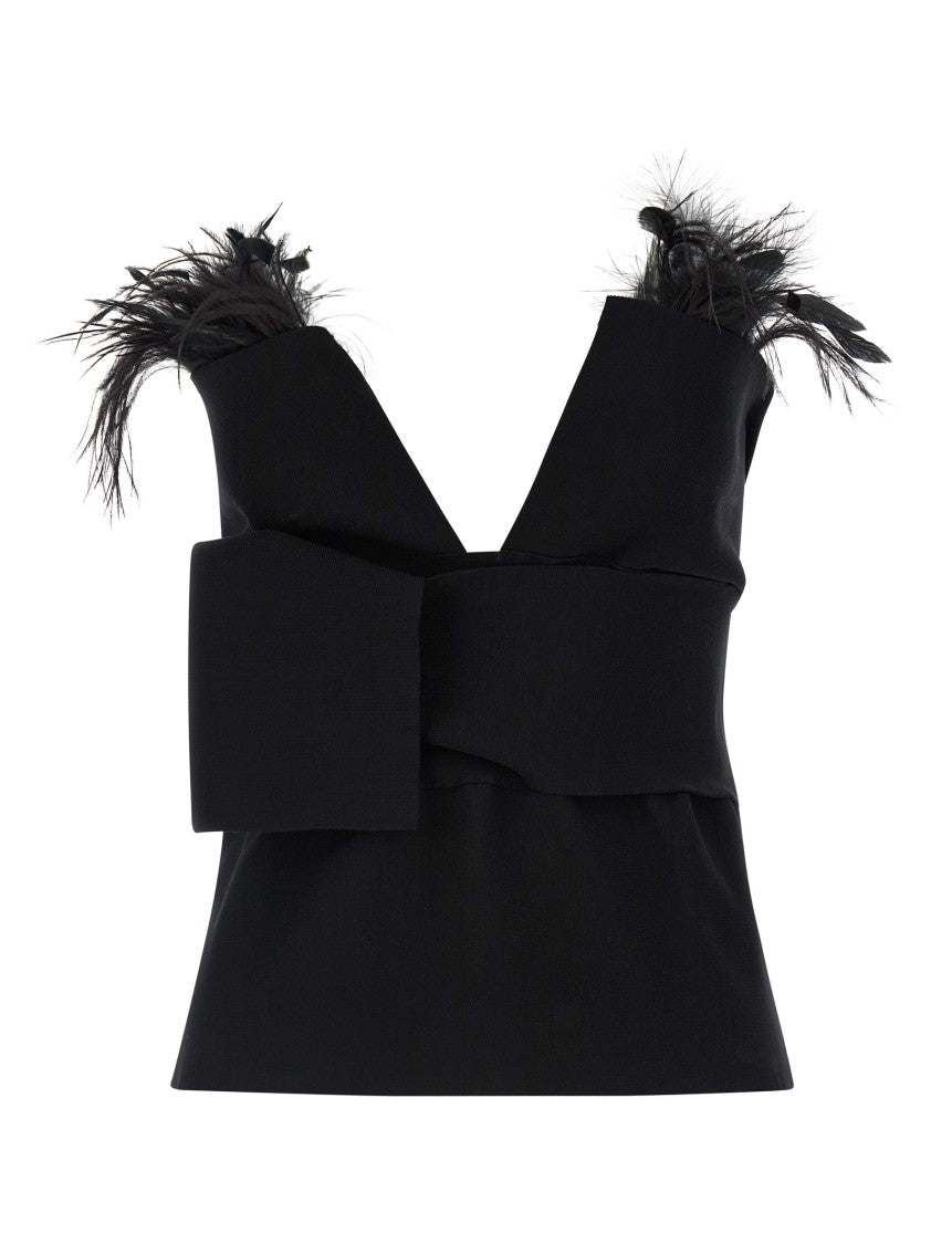 Alberta Ferretti Feather Top