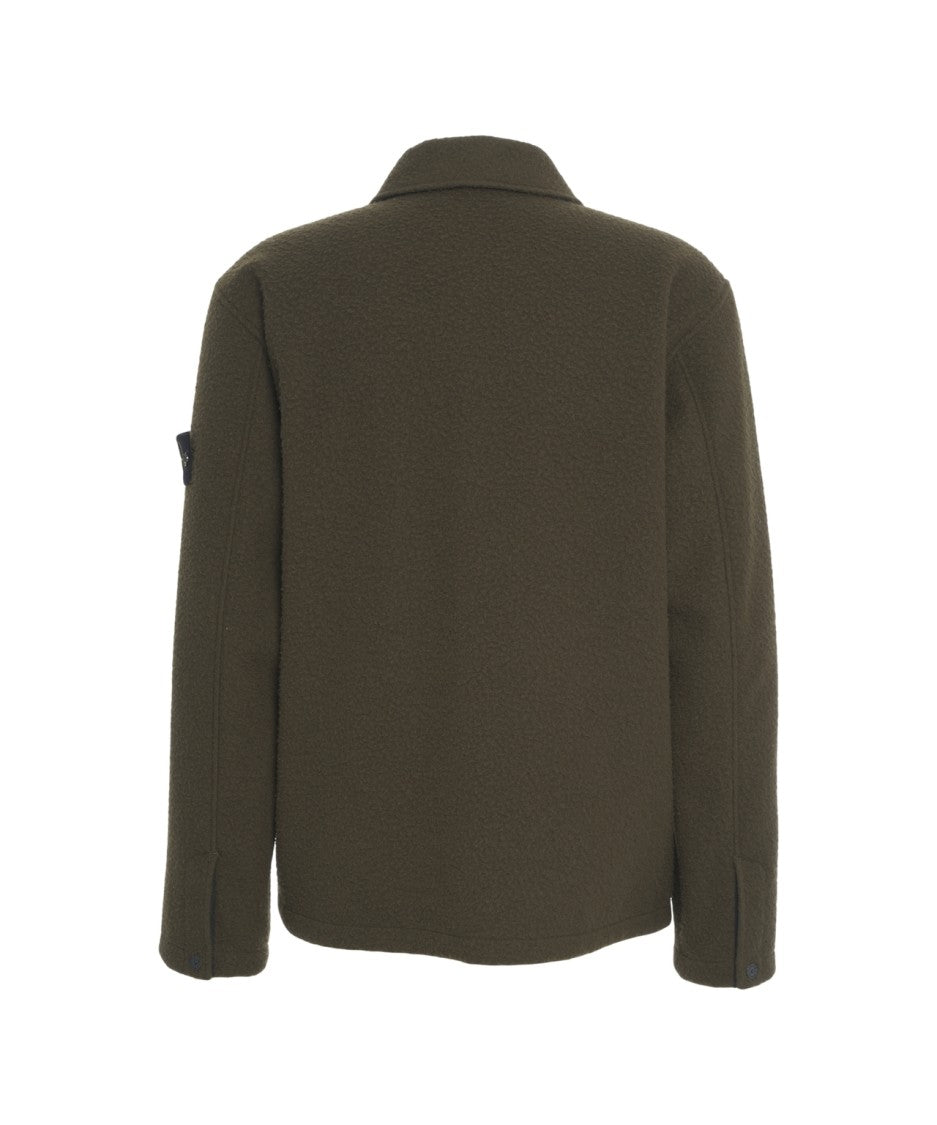 Stone Island Textured Bouclé Overshirt