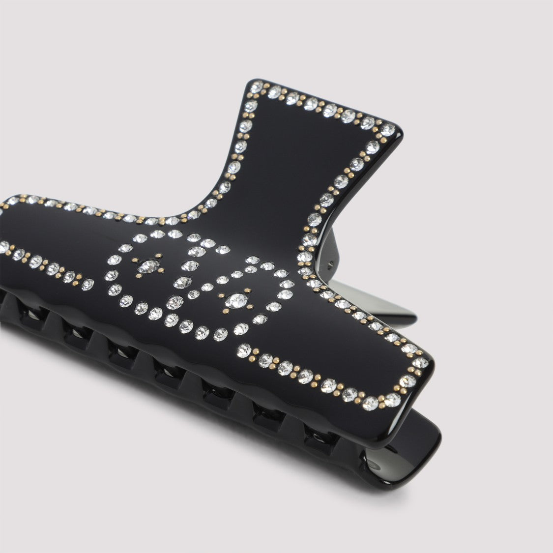 Valentino Garavani Black Resin Hair Clip