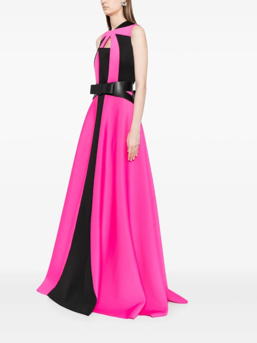 Saiid Kobeisy Neoprene Dress With Contrasting Cuts