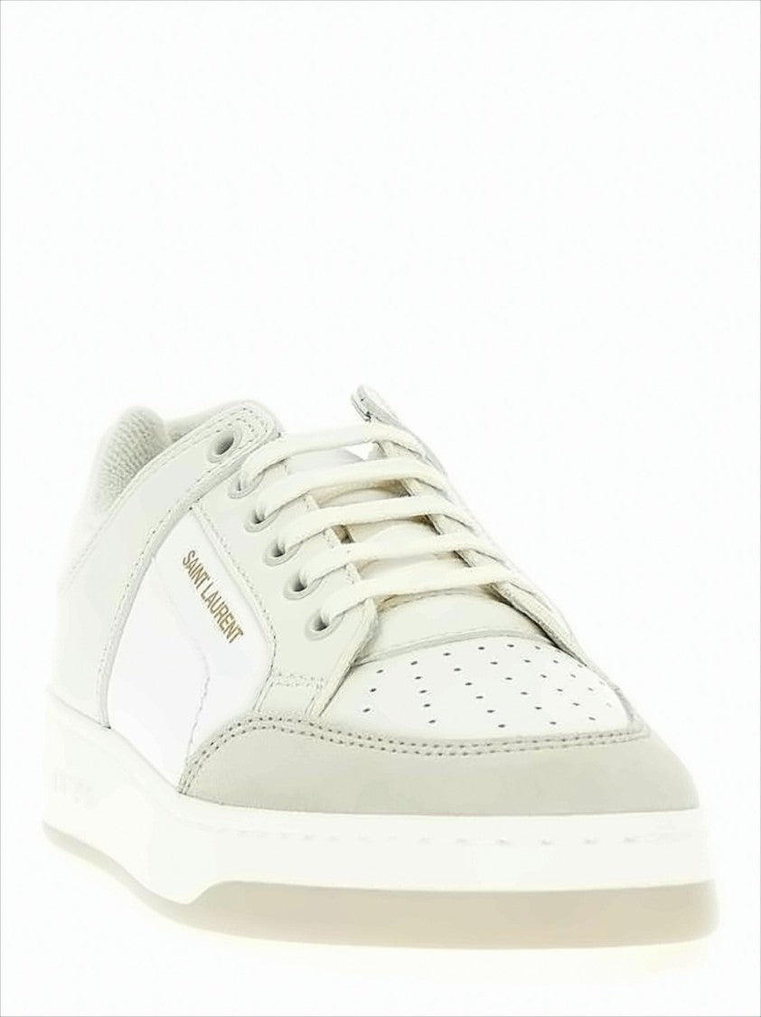 Saint Laurent Low-Top Sneakers With Gold Lettering