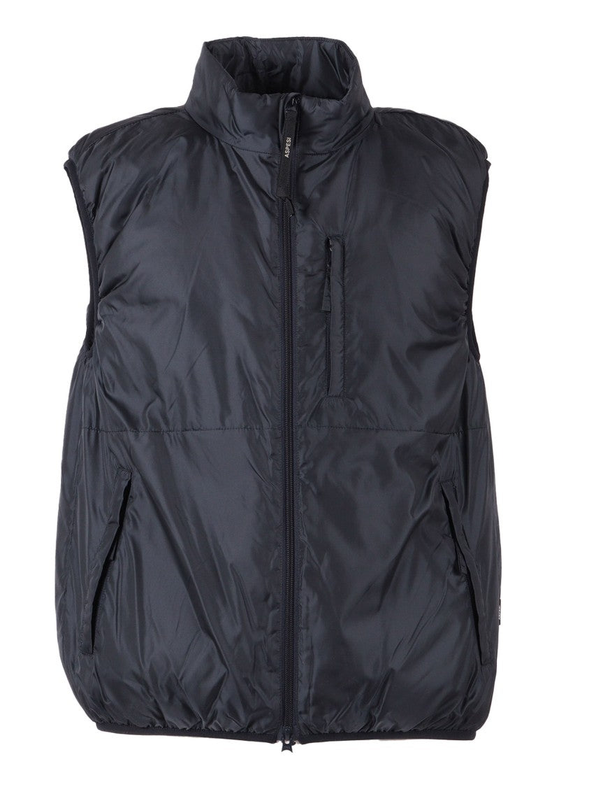 Aspesi Minimalist Black Gilet