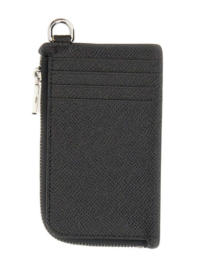 Dolce & Gabbana Card Holder With Logo Plaque