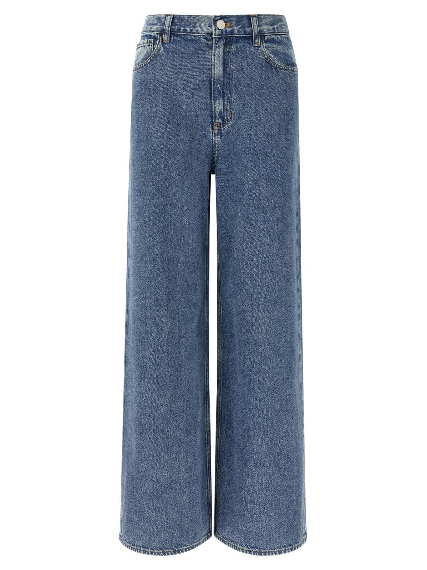 Theory 'High-Waisted Wide-Leg' Jeans