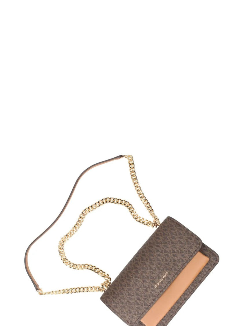 Michael Kors Textured Pvc And Polyester Shoulder Bag