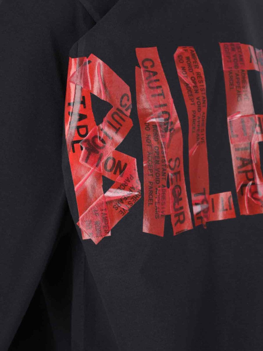 Balenciaga "Security Tape" T-Shirt – Black