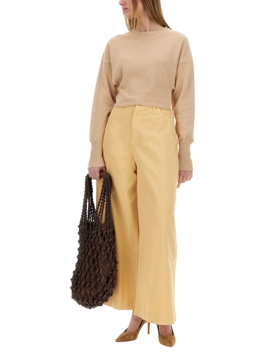 Alysi Cropped Knit Top