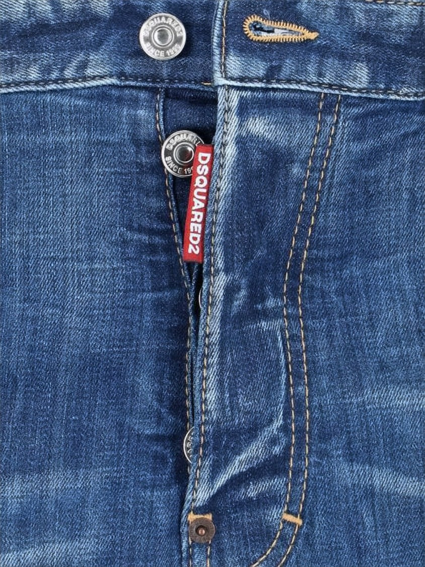 Dsquared2 Distressed Blue Slim Fit Denim Pants
