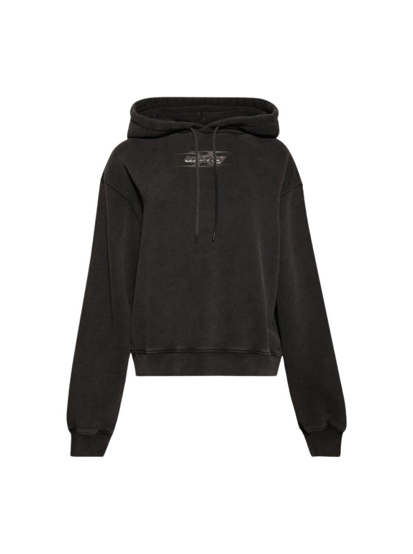 T By Alexander Wang Blade Logo Hoodie Washed Cedar