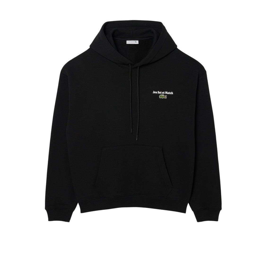 Lacoste Organic Cotton Fleece Sweatshirt With Tennis-Inspired Prints