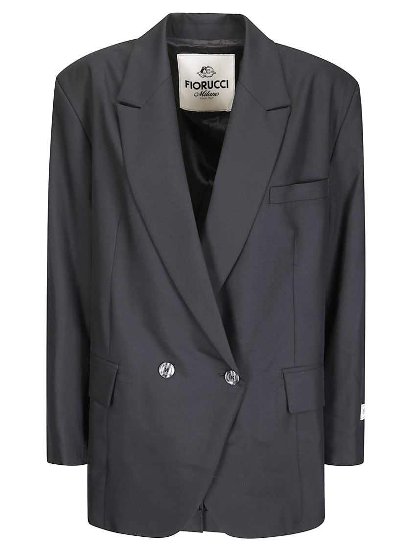 Fiorucci Blazer Women's Black Double Breasted