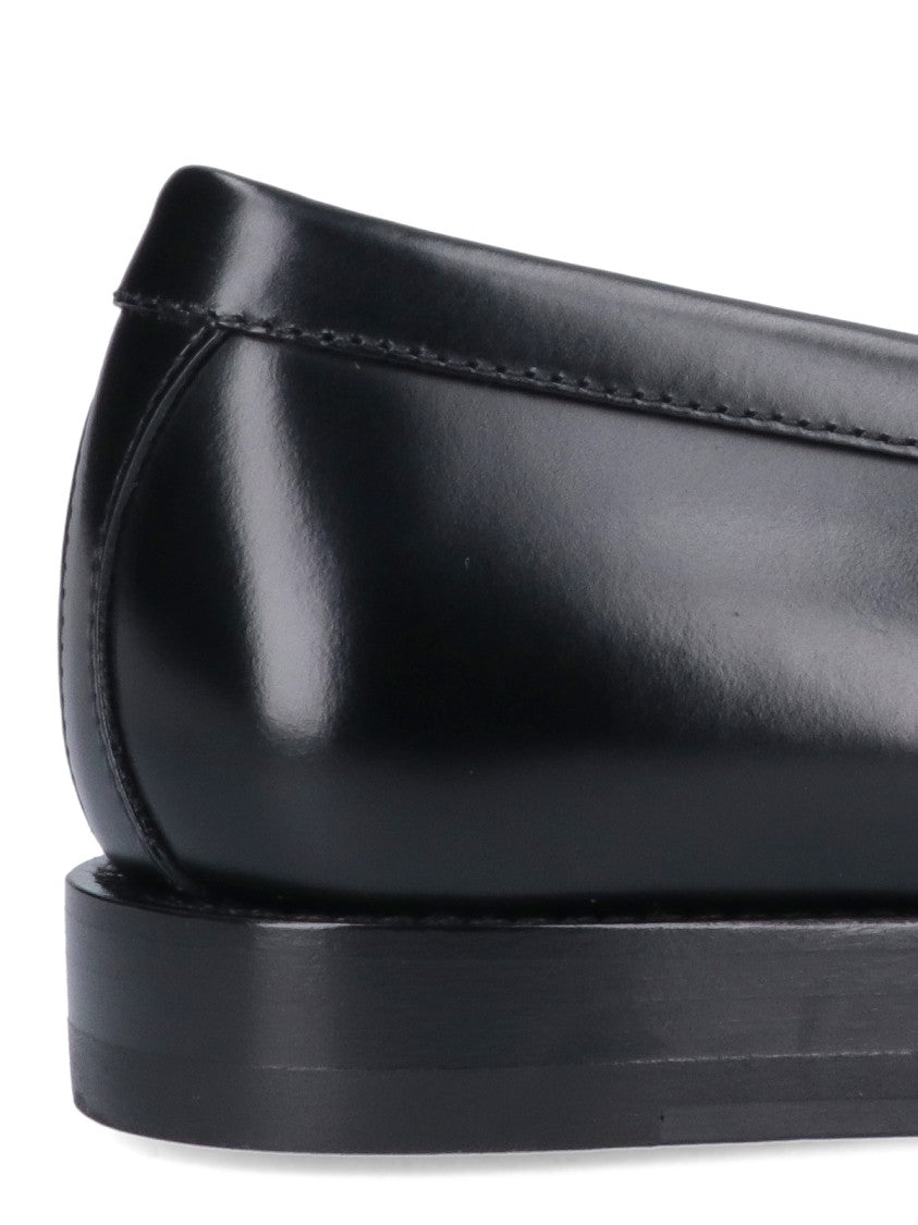 Céline "Triomphe" Loafers Black