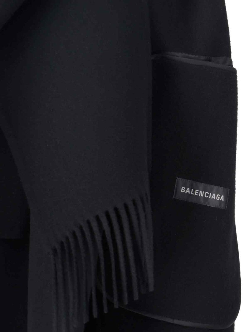 Balenciaga Tailored Black Jacket With Minimalist Design