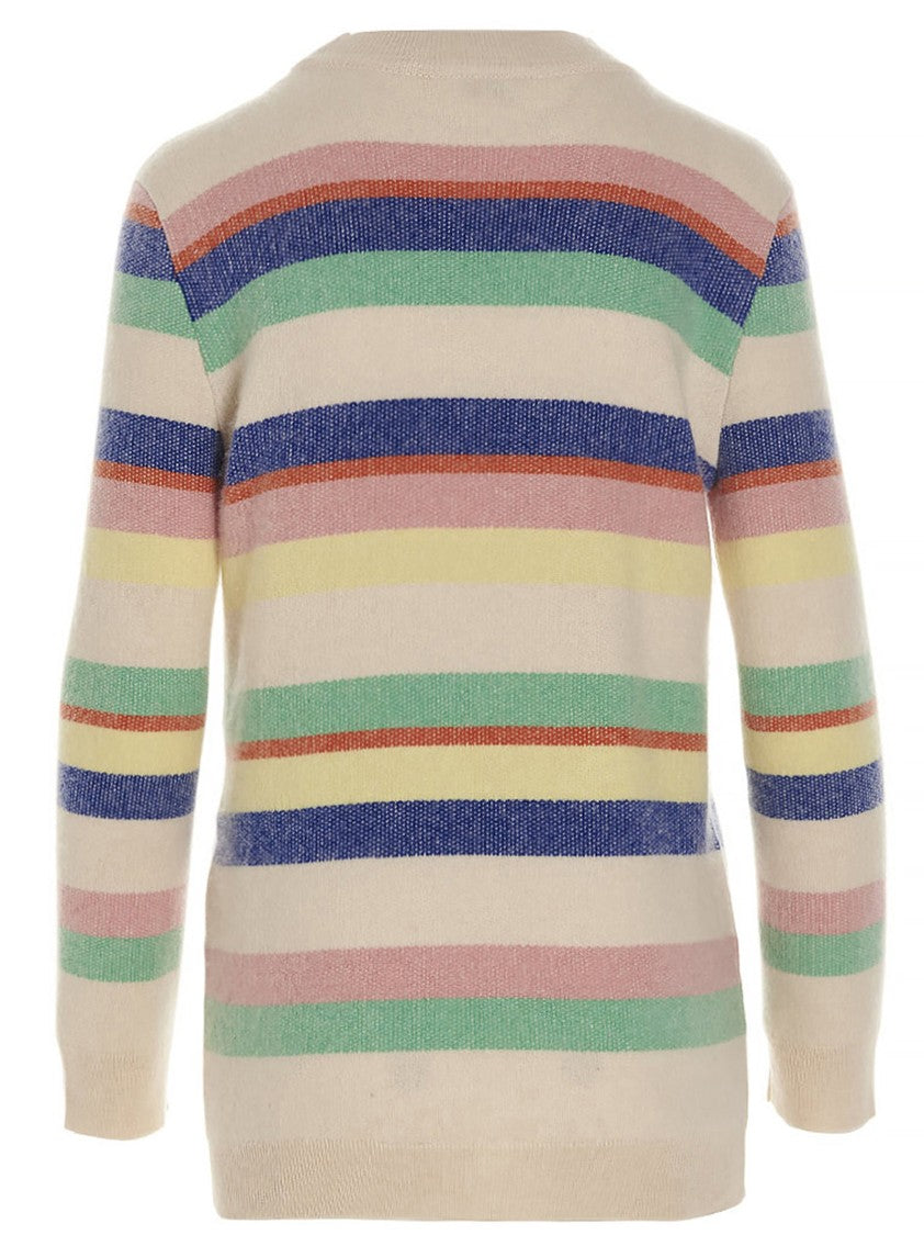 Mixik Multicolor Cashmere Wool Sweater With Crewneck