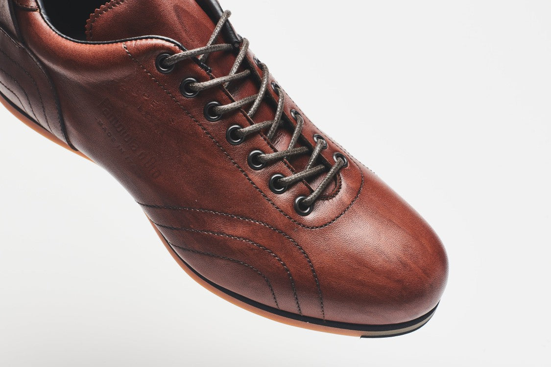 Pantofola D'oro Superleggera Brown Leather Classic Shoes