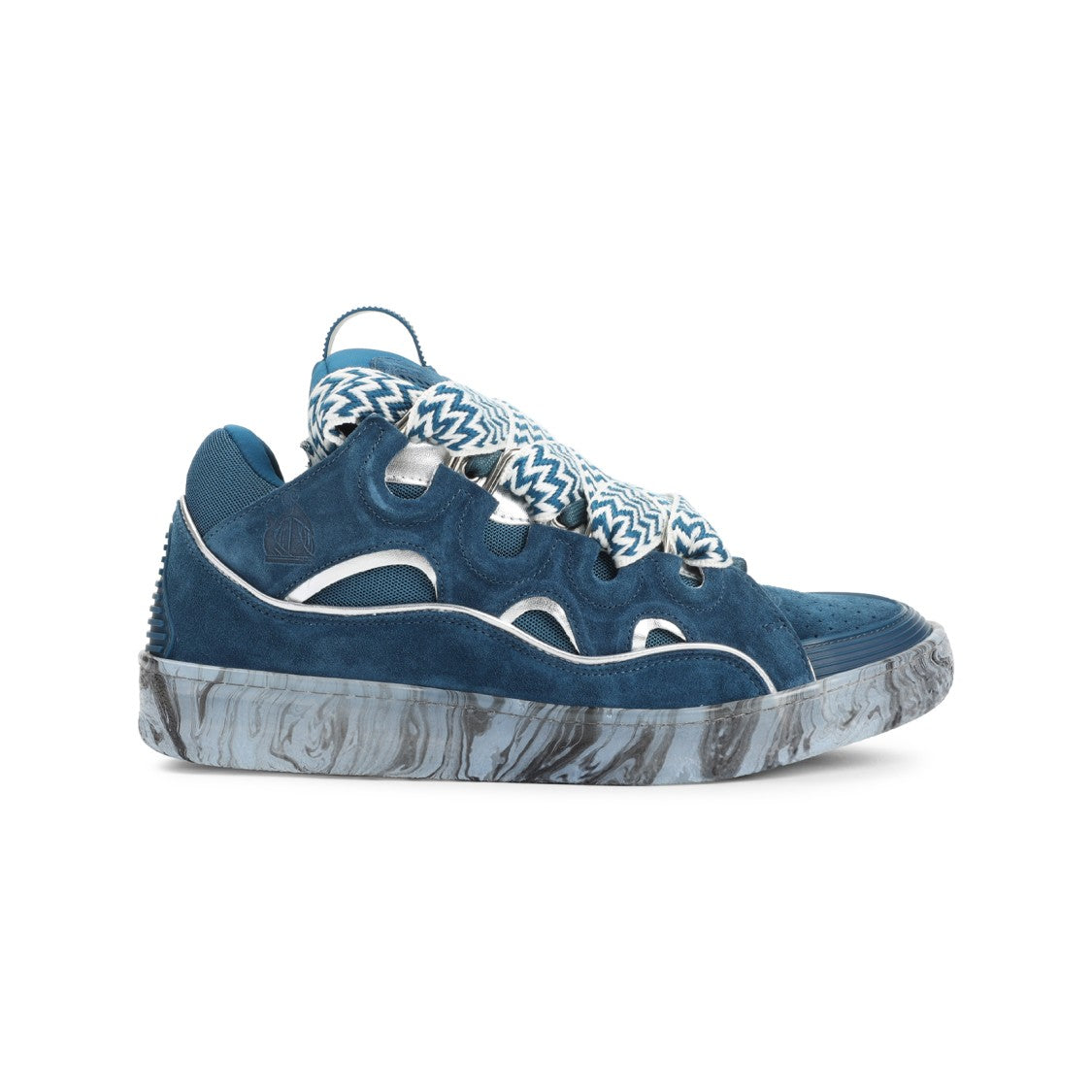 Lanvin Leather Sneakers With Textured Upper