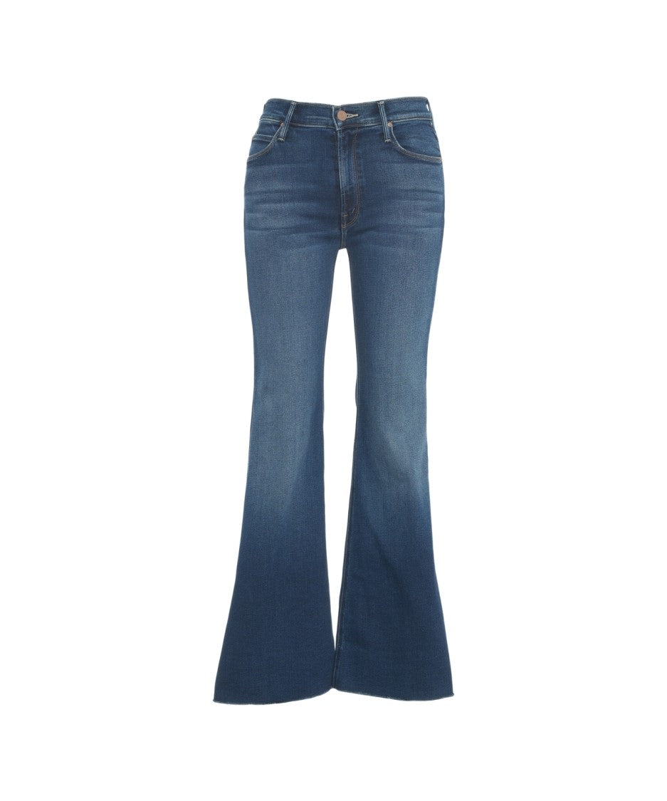 Mother 'Lil Doozy Fray' Flared Jeans