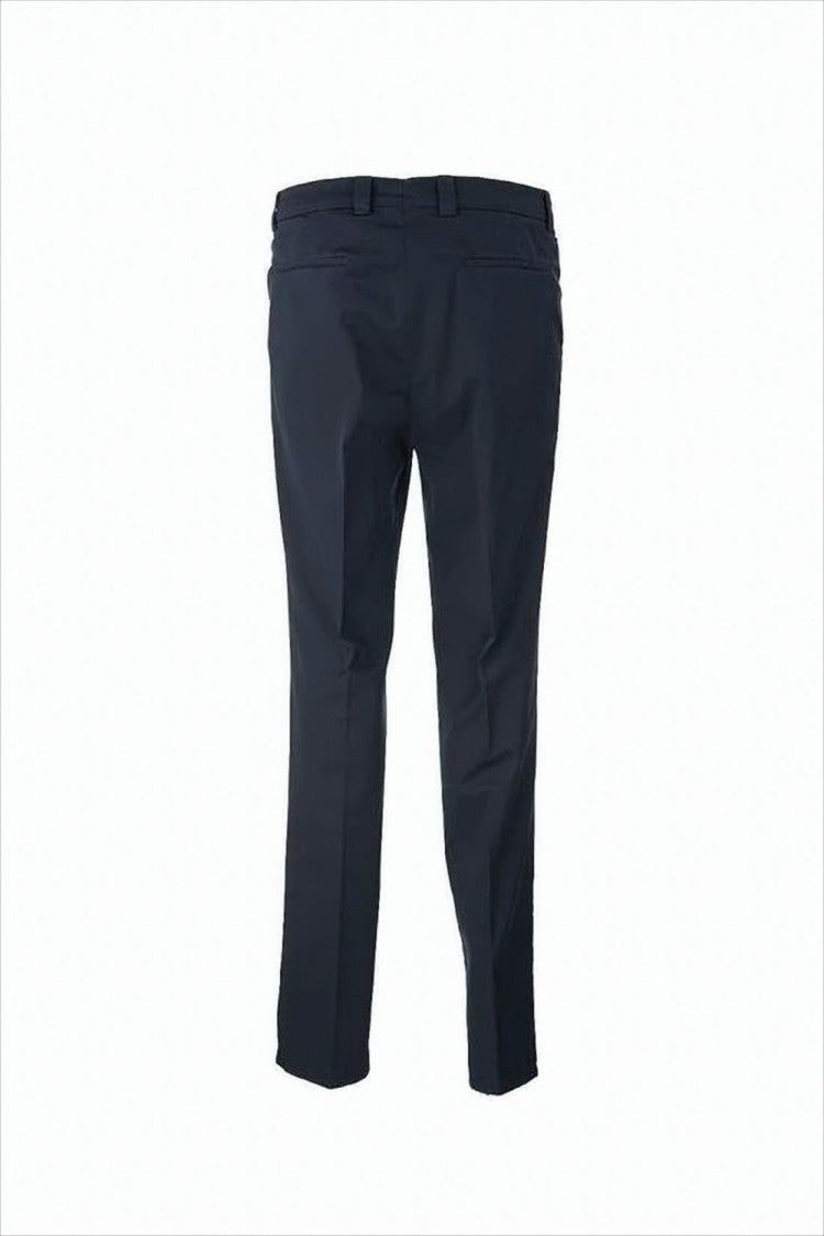 Brunello Cucinelli Tailored Blue Straight Pants With Design