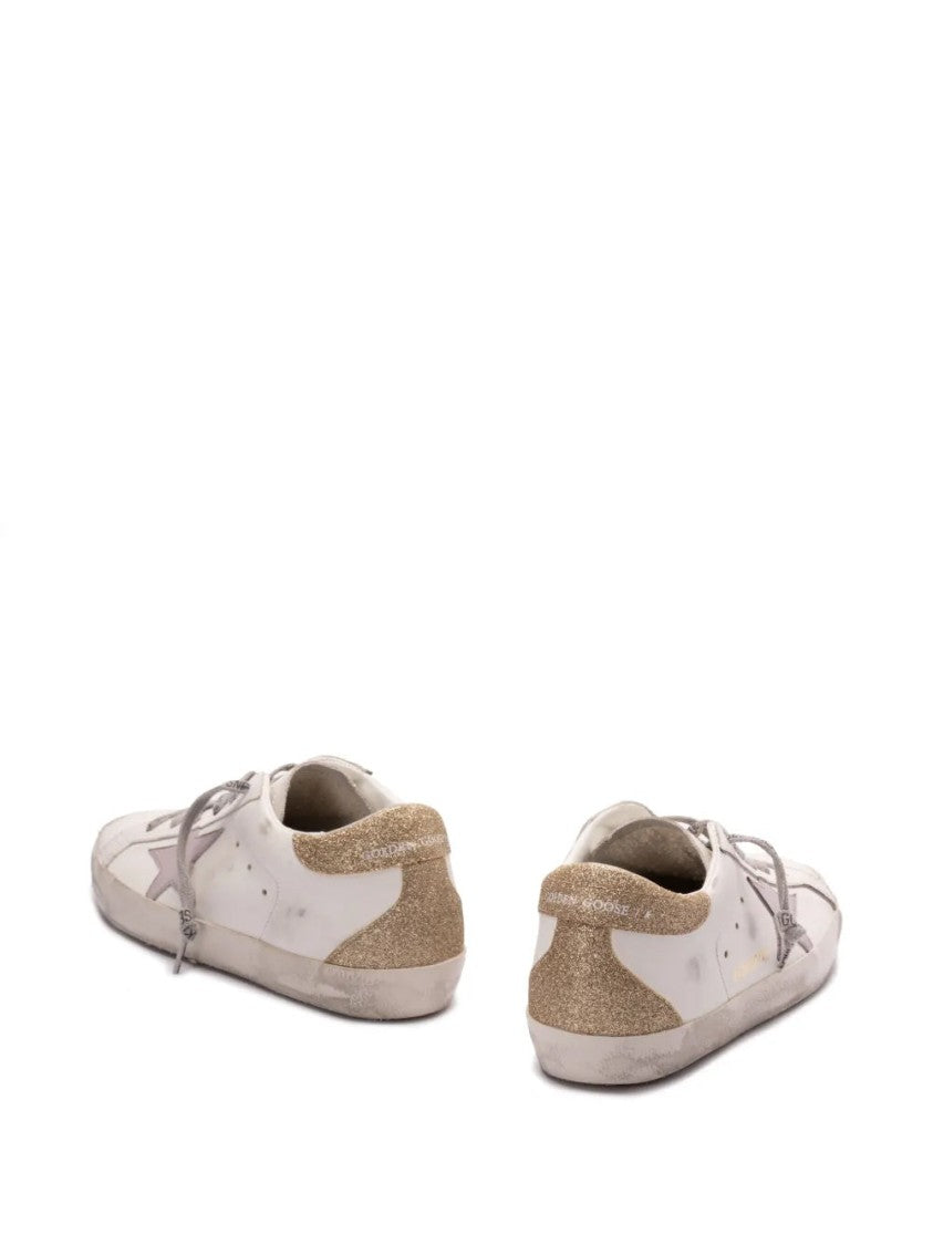 Golden Goose White Leather Sneakers