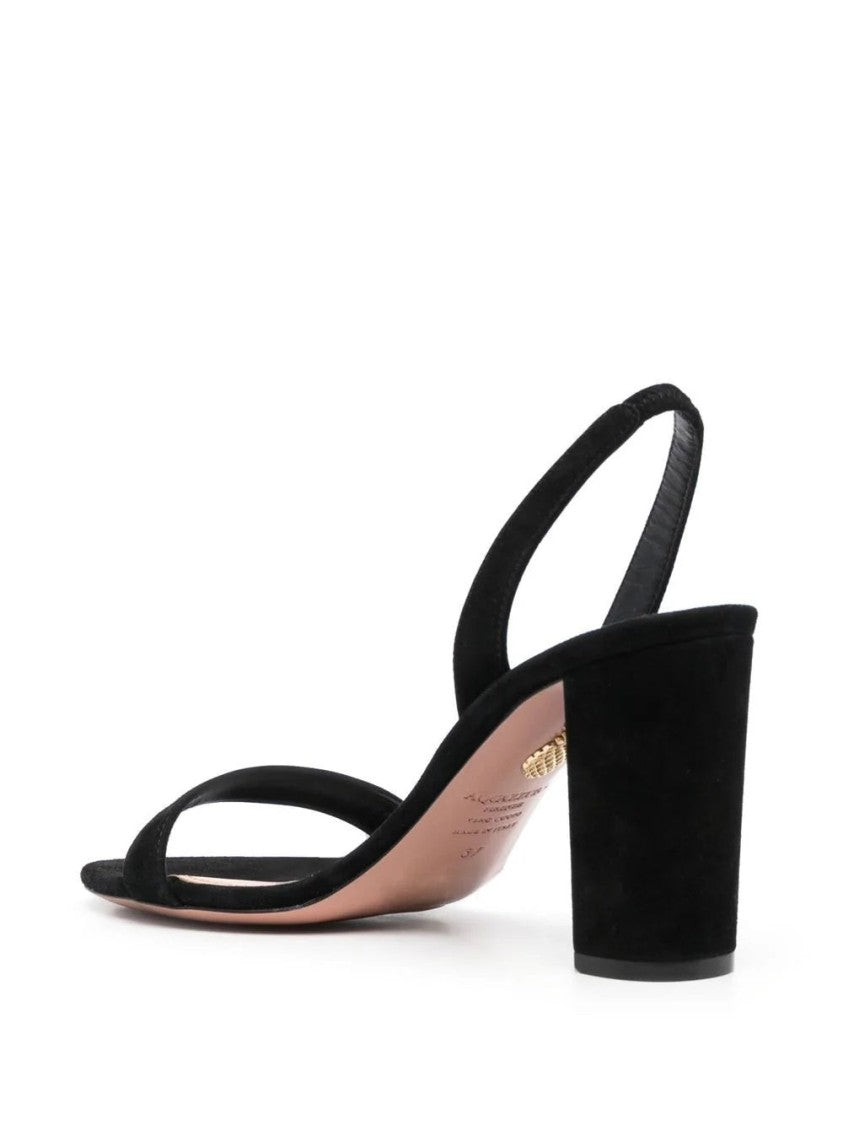 Aquazzura So Nude Block Sandal 85