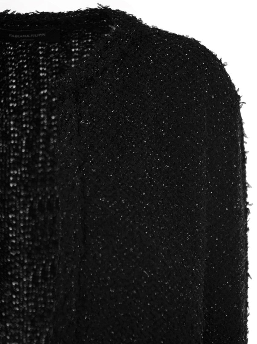 Fabiana Filippi Tweed-Effect Yarn Cardigan