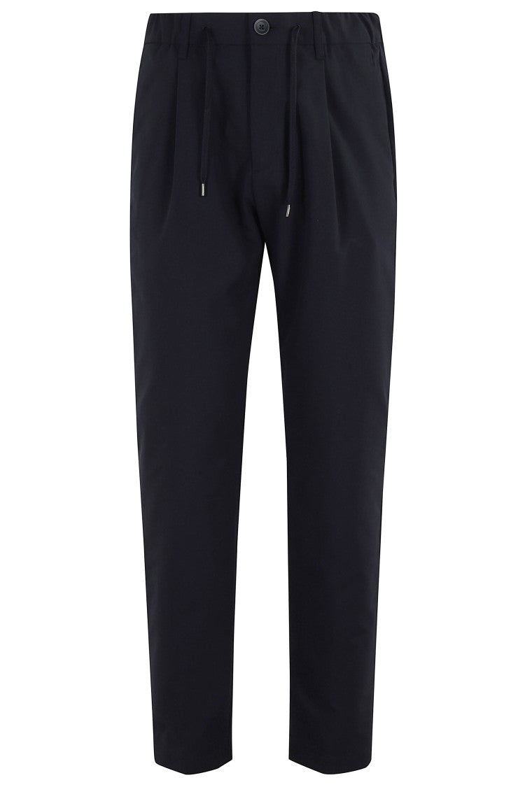 Herno Technical Fabric Pants With Drawstring Waist