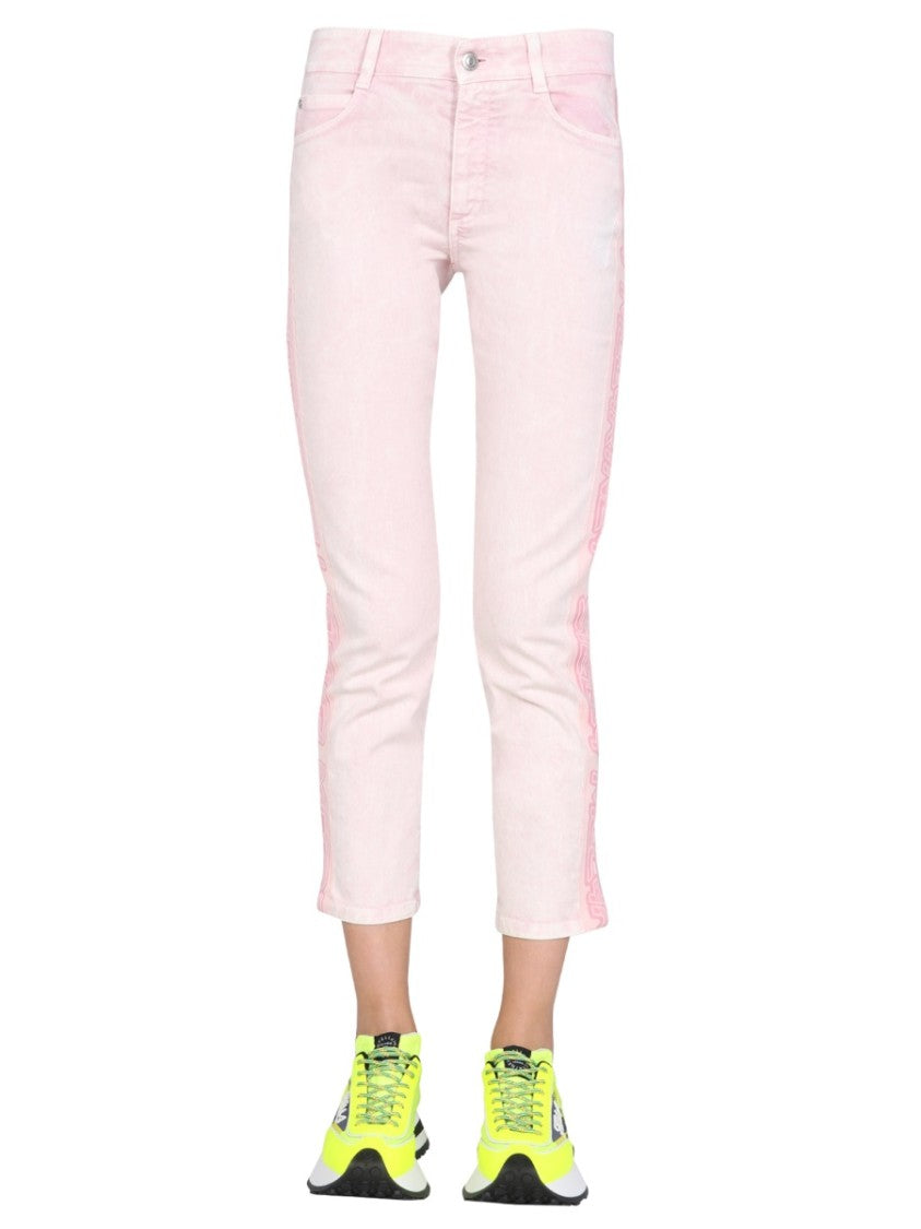 Stella Mccartney Cropped Slim-Fit Denim Jeans
