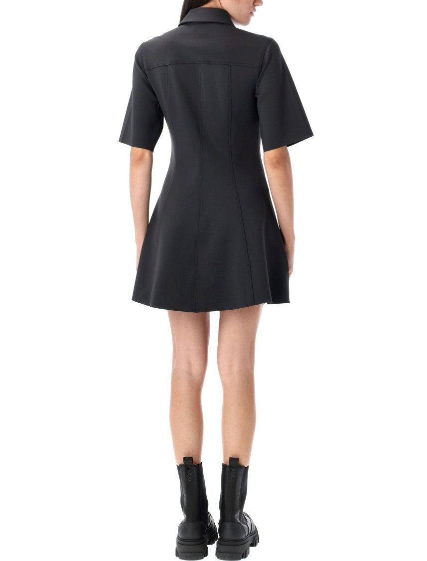 Ganni Scuba Mini Dress