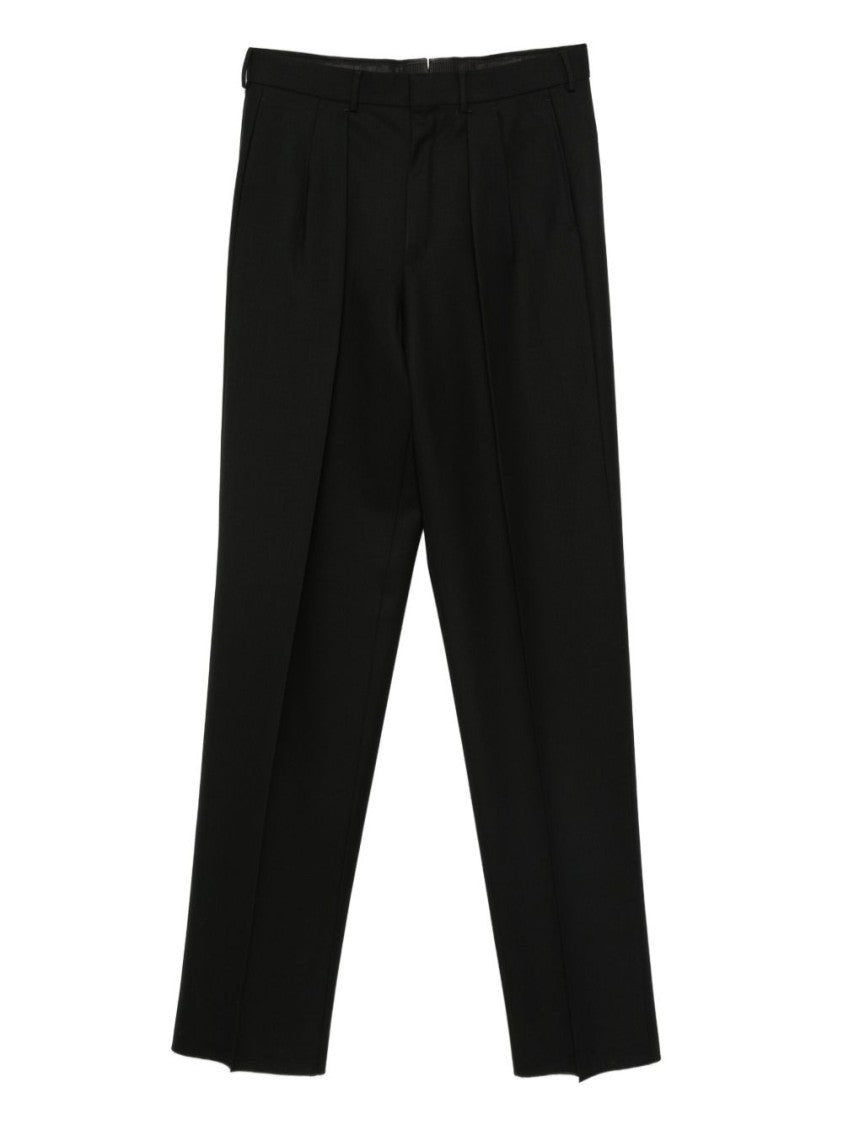 Tom Ford Tailored Black Wool Trousers With Pleated Front