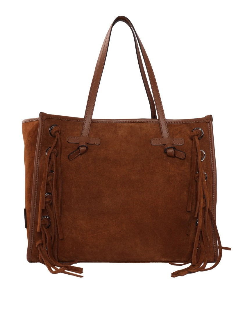 Gianni Chiarini Structured Handbag In Smooth Cow Leather