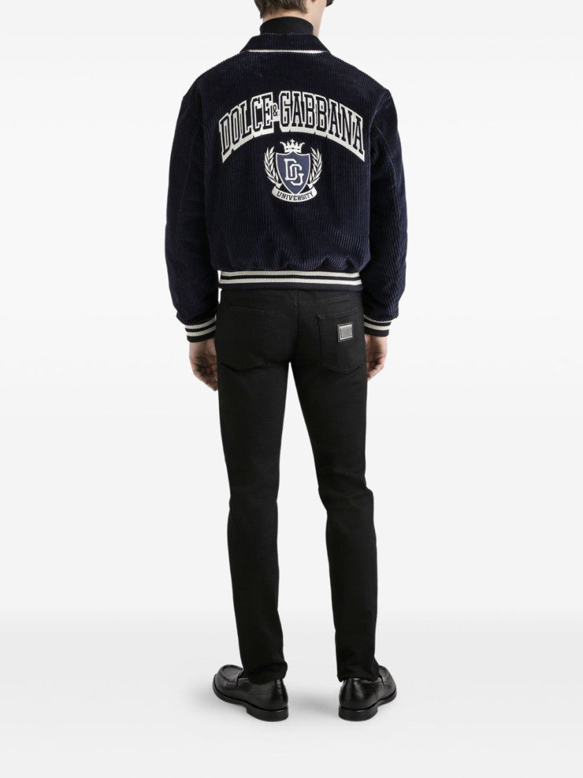 Dolce & Gabbana Straight-Leg Casual Trousers With Five-Pocket Design