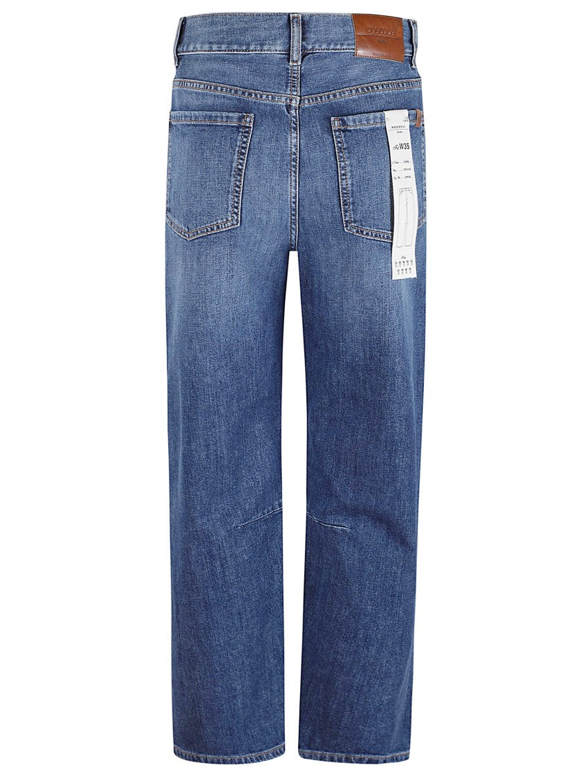 Max Mara Straight-Leg Denim Jeans With Mid-Rise Waist