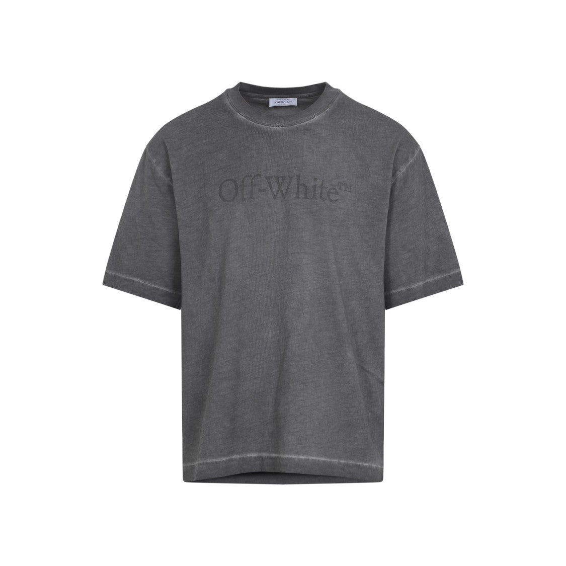 Off-White Black Cotton Laundry Skate Short Sleeves Tee
