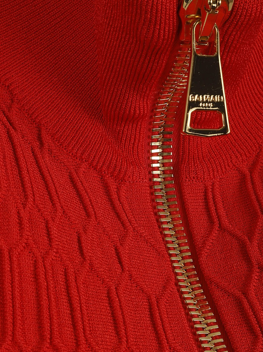 Balmain Cropped Sleeveless T-Shirts