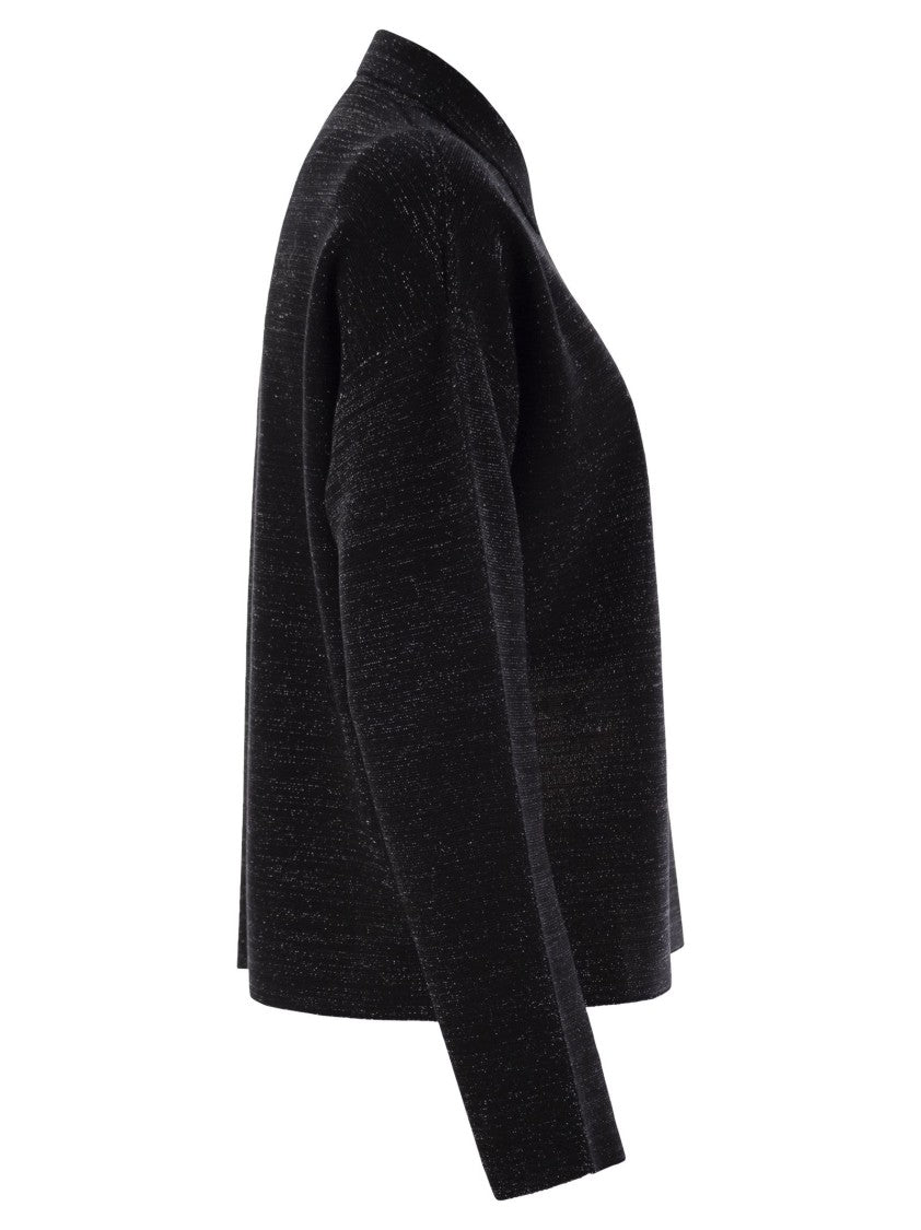 Fabiana Filippi Cotton And Lurex Polo Neck Sweater