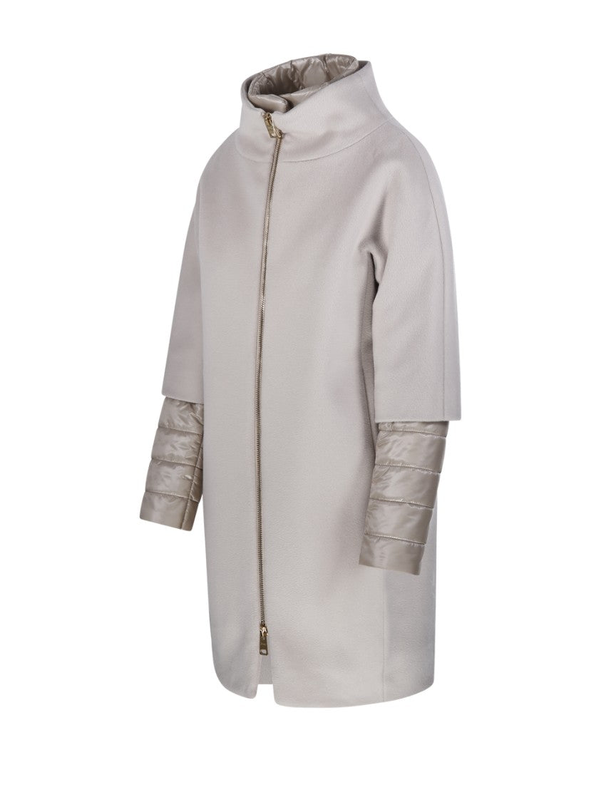 Herno High Collar Wool Coat