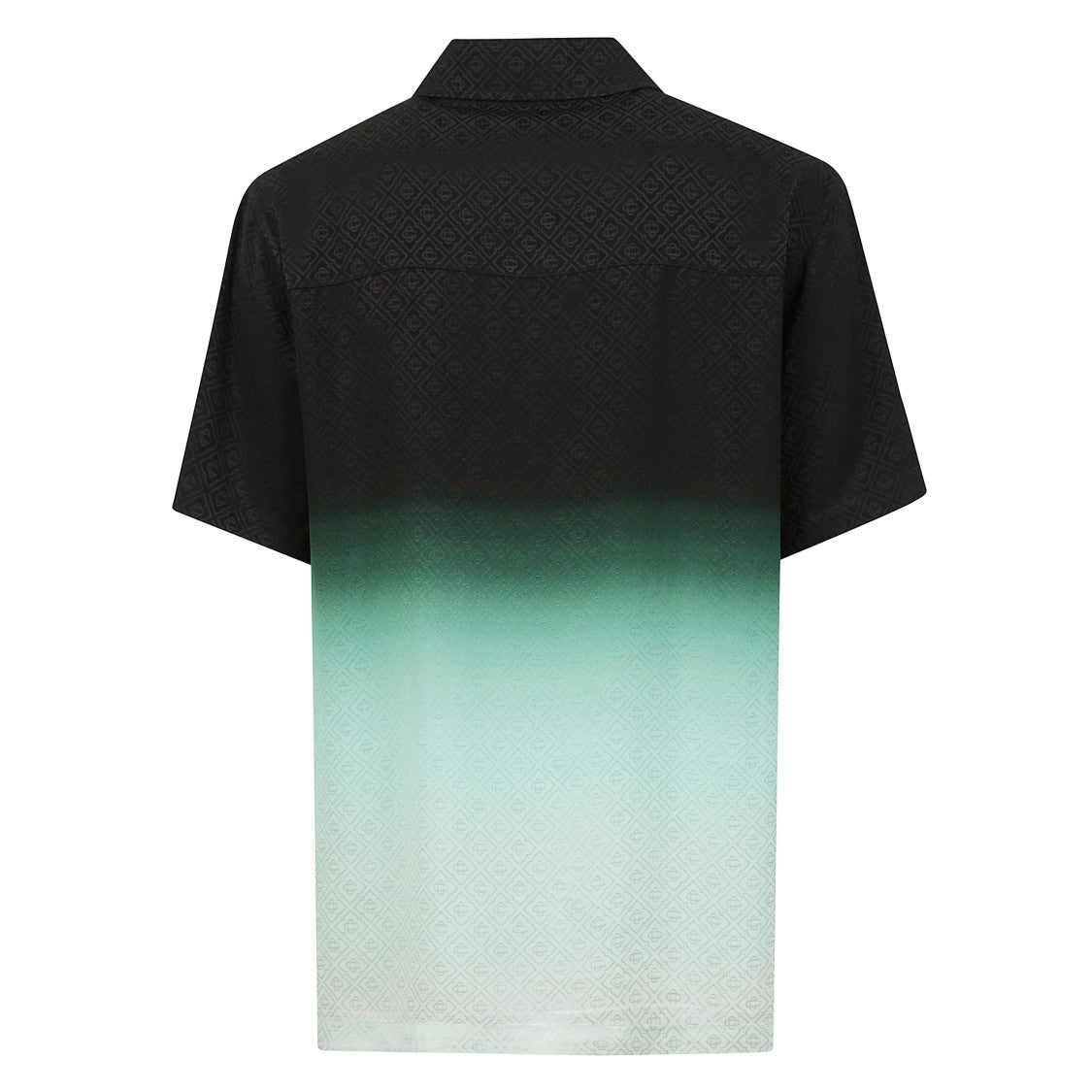 Casablanca Ombre Short-Sleeve Shirt With Zip