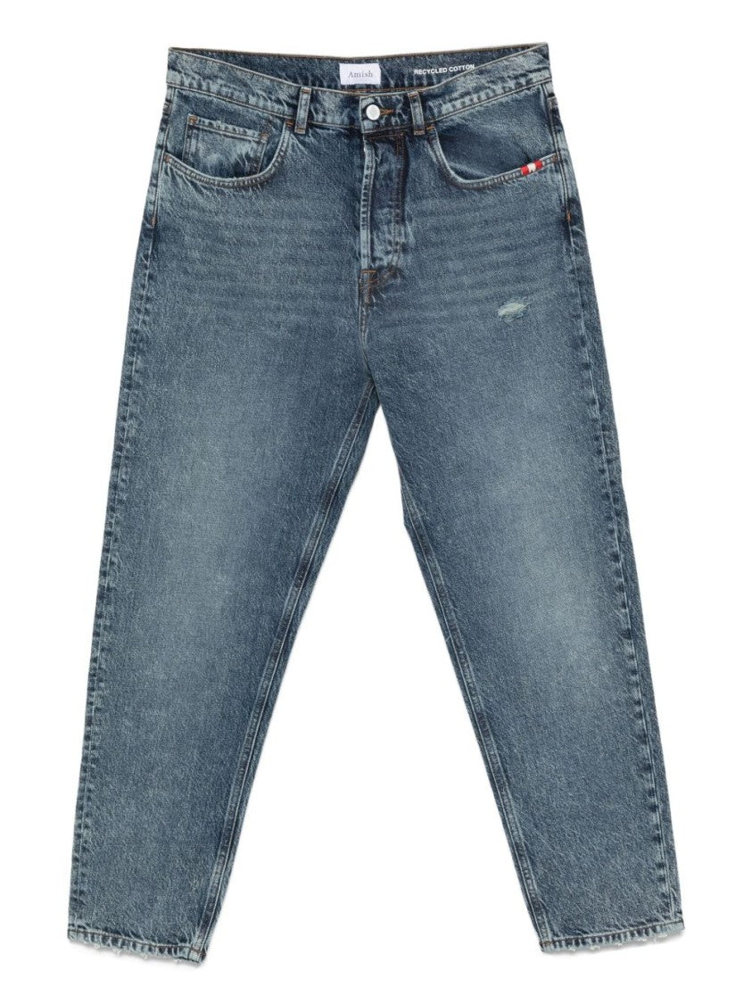 Amish Classic Gray Denim Jeans